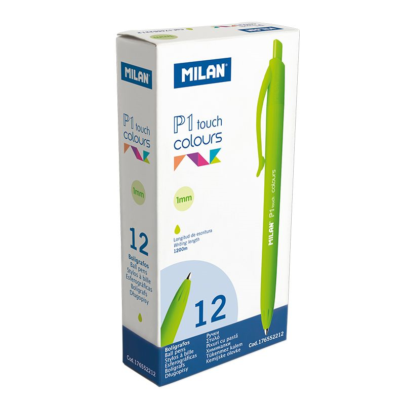Tükenmez Kalemler MILAN 176552212 P1 TOUCH YEŞİL TÜKENMEZ KALEM - 12ADET Satın Al