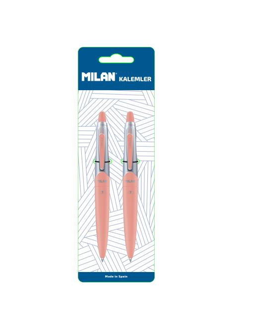 Tükenmez Kalemler MILAN 1765649120 SILVER MAVİ TÜKENMEZ KALEM BLİSTER - 2Lİ Satın Al