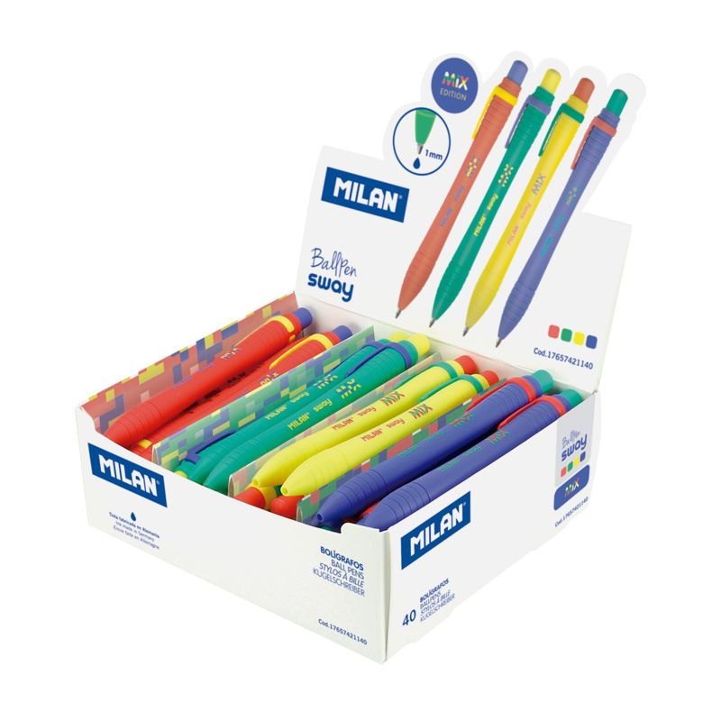 Tükenmez Kalemler MILAN 17657421140 SWAY MIX SOFT TÜKENMEZ KALEM - 40ADET Satın Al