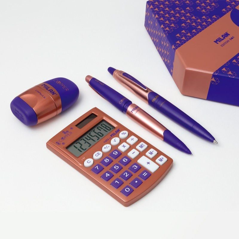 Tükenmez Kalemler MILAN 8740 COPPER ALTIGEN MOR HEDİYE SETİ Satın Al