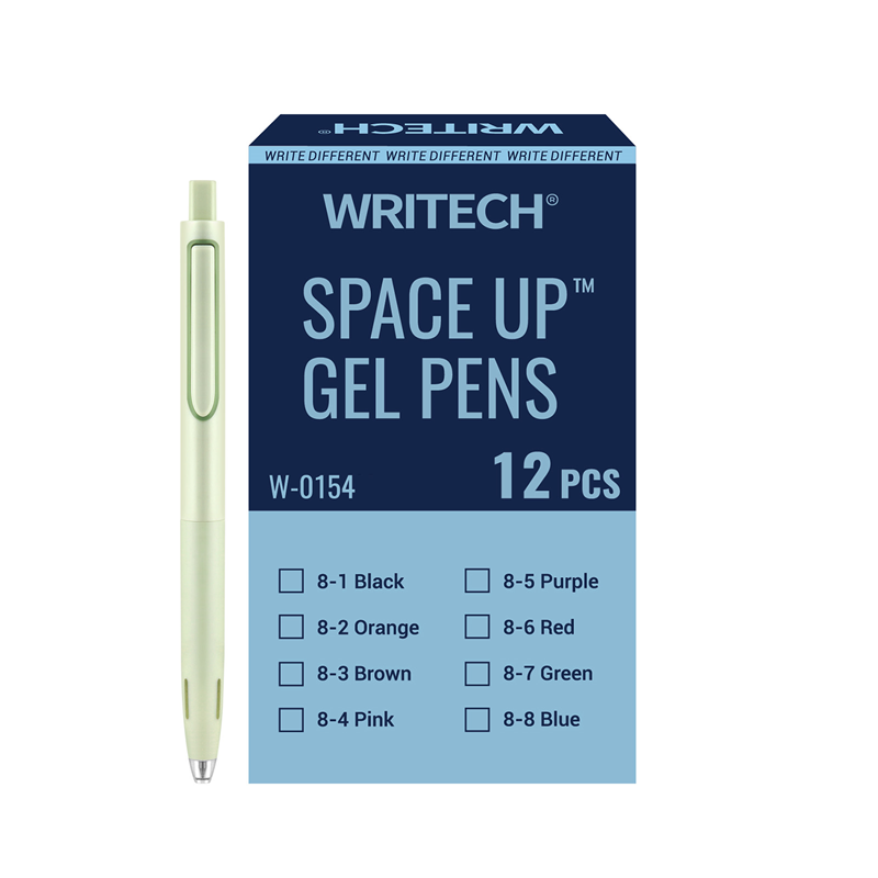 Tükenmez Kalemler WRITECH W-0154 UP 0,5MM YEŞİL GÖVDE MAVİ JEL KALEM - 12'Lİ KUTU Satın Al