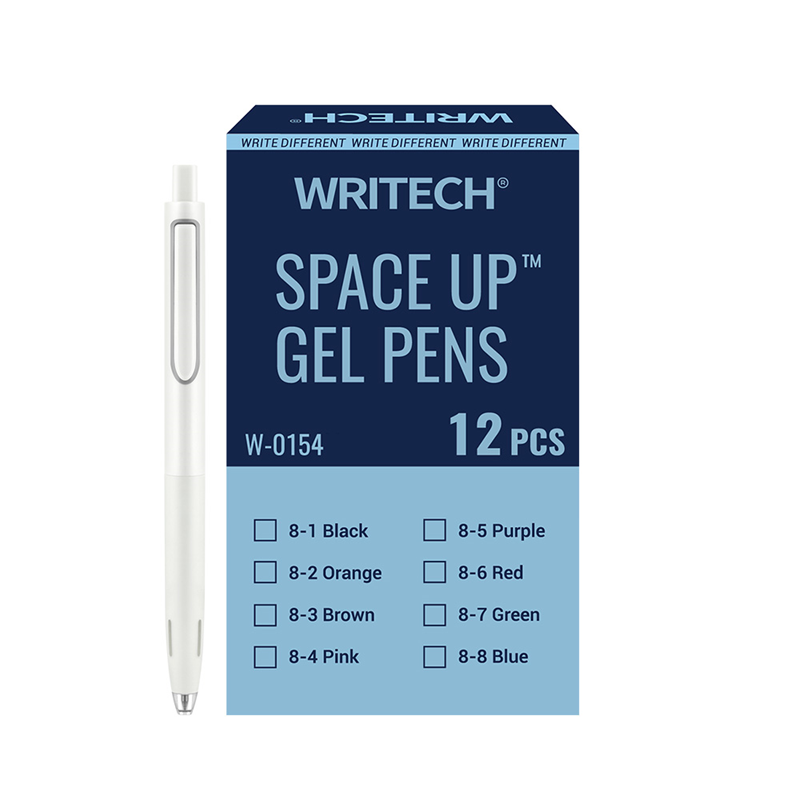 Tükenmez Kalemler WRITECH W-0154 UP 0,5MM BEYAZ GÖVDE MAVİ JEL KALEM - 12'Lİ KUTU Satın Al