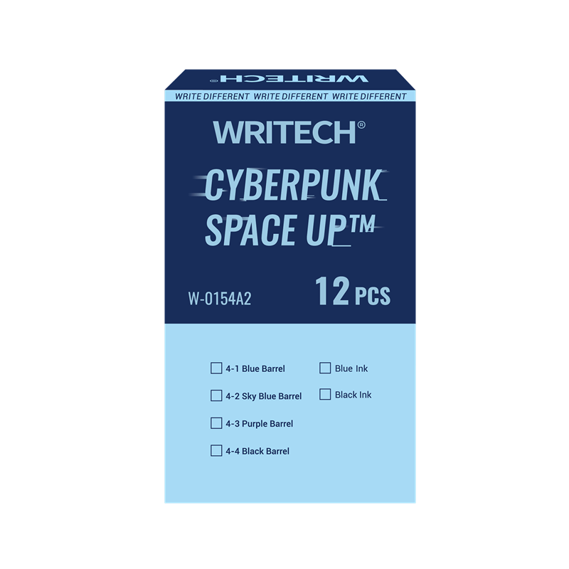 Tükenmez Kalemler WRITECH W-0154A2 0,5MM CYBER SPACE MAVİ GÖVDE MAVİ JEL KALEM - 12'Lİ KUTU Satın Al