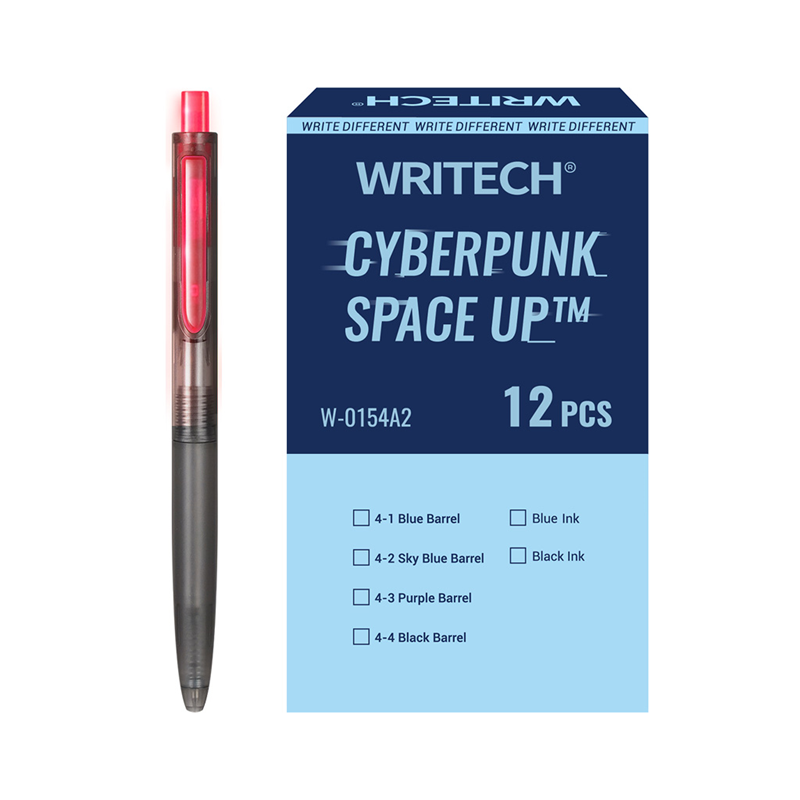 Tükenmez Kalemler WRITECH W-0154A2 0,5MM CYBER SPACE SİYAH GÖVDE MAVİ JEL KALEM - 12'Lİ KUTU Satın Al
