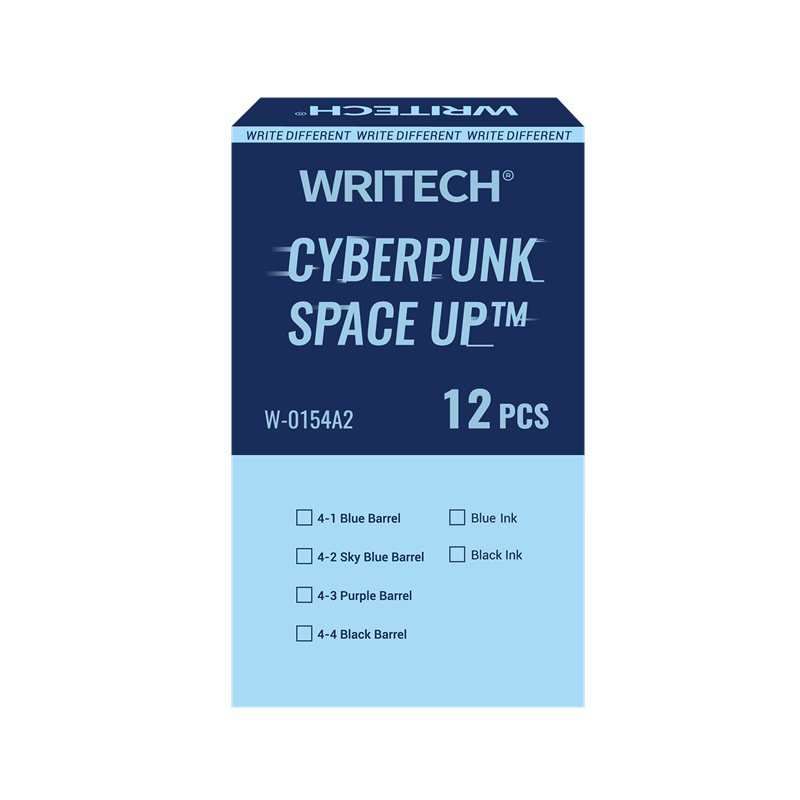 Tükenmez Kalemler WRITECH W-0154A2 0,5MM CYBER SPACE SİYAH GÖVDE MAVİ JEL KALEM - 12'Lİ KUTU Satın Al