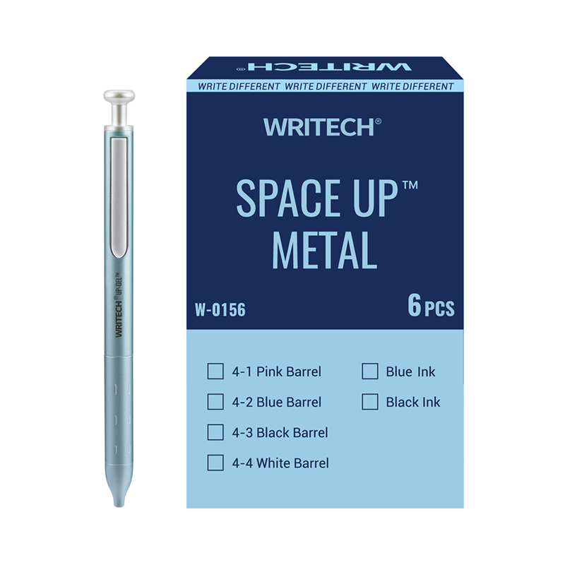 Tükenmez Kalemler WRITECH W-0156 METAL UP MAVİ GÖVDE 0,7MM MAVİ JEL KALEM - 6'LI KUTU Satın Al