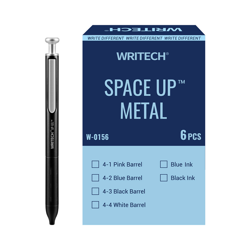 Tükenmez Kalemler WRITECH W-0156 METAL UP SİYAH GÖVDE 0,7MM MAVİ JEL KALEM - 6'LI KUTU Satın Al