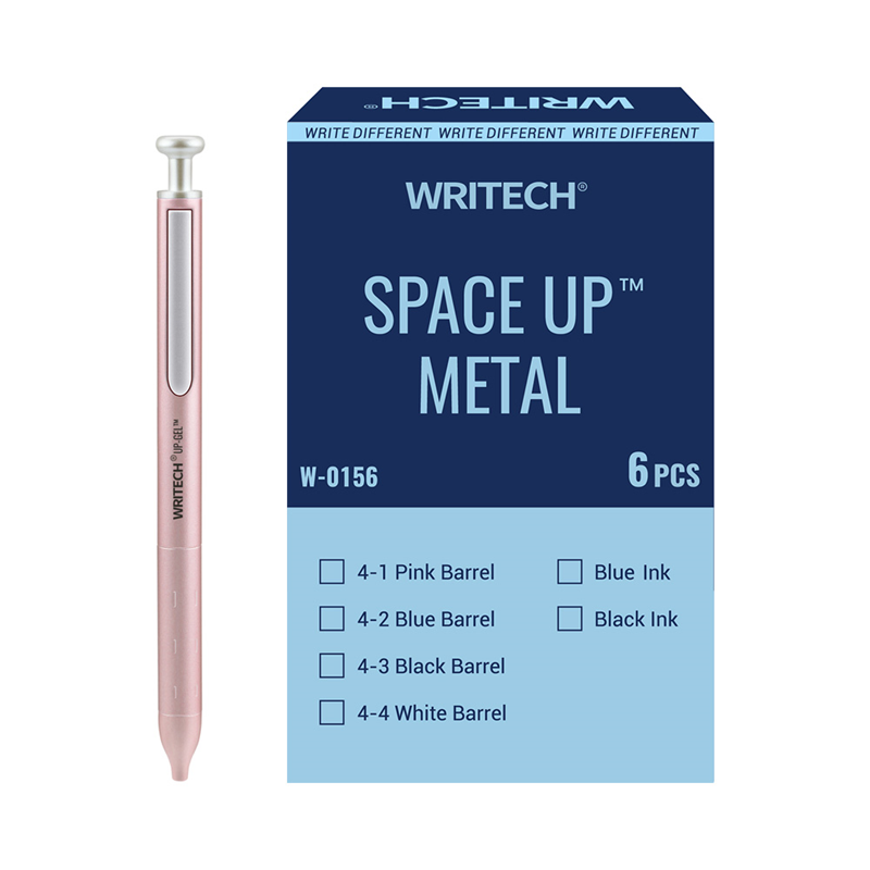Tükenmez Kalemler WRITECH W-0156 METAL UP PEMBE GÖVDE 0,7MM MAVİ JEL KALEM - 6'LI KUTU Satın Al