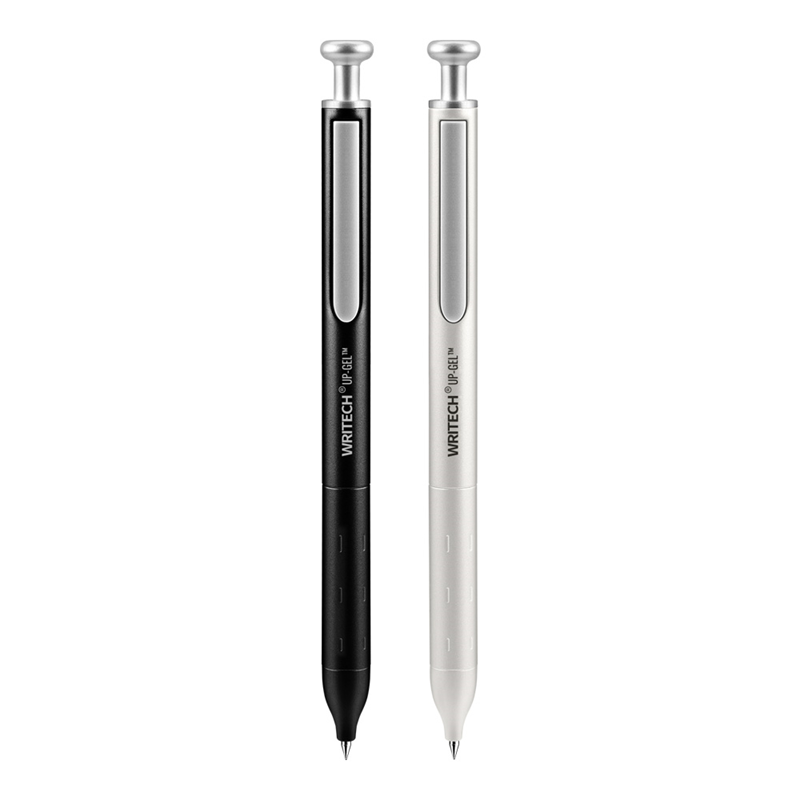 Tükenmez Kalemler WRITECH W-0156 METAL UP SİYAH-BEYAZ GÖVDE 0,7MM MAVİ JEL KALEM - 2'Lİ Satın Al