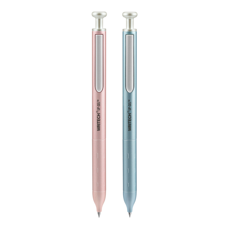 Tükenmez Kalemler WRITECH W-0156 METAL UP MAVİ-PEMBE GÖVDE 0,7MM MAVİ JEL KALEM - 2'Lİ Satın Al