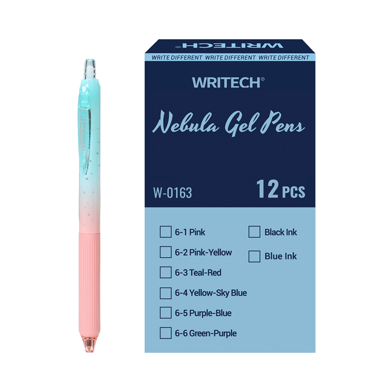 Tükenmez Kalemler WRITECH W-0163 SOFT GRIP NEBULA JEL KALEM NAR ÇİÇEĞİ KIRMIZI - 12'Lİ KUTU Satın Al
