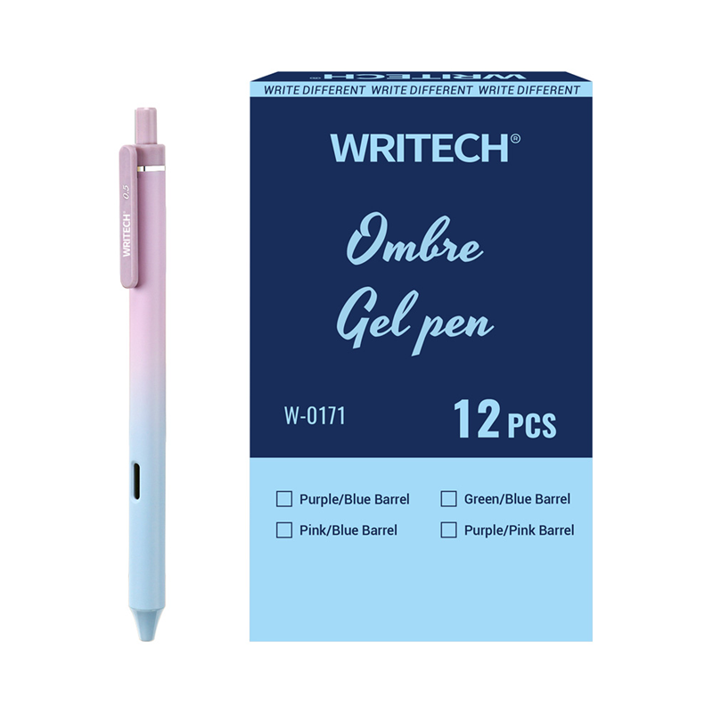 Tükenmez Kalemler WRITECH W-0171 AURORA MOR-MAVİ GÖVDE MAVİ JEL KALEM - 12'Lİ KUTU Satın Al