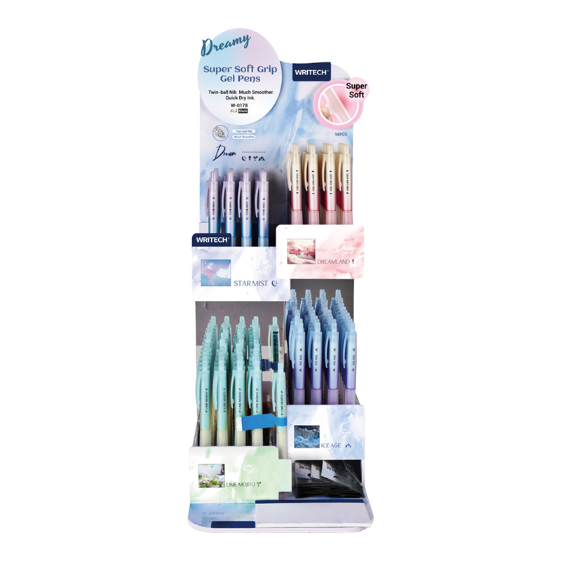 Tükenmez Kalemler WRITECH W-0178 0,5MM SOFT GRIP JEL KALEM - 96'LI STAND Satın Al