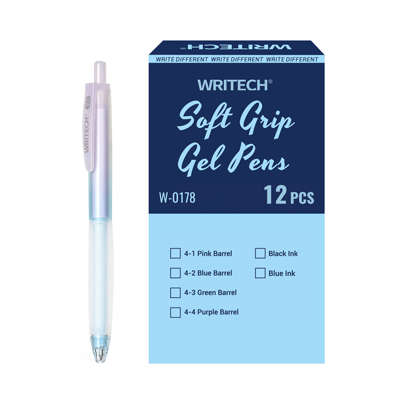 Tükenmez Kalemler WRITECH W-0178 0,5MM SOFT GRIP JEL KALEM MAVİ - 12'Lİ KUTU Satın Al