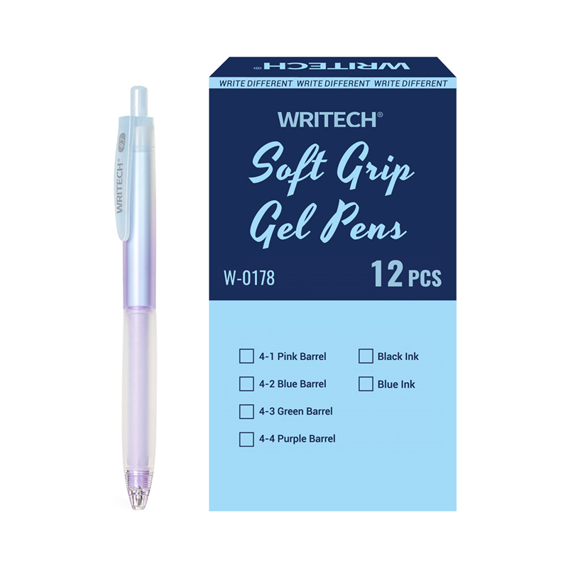 Tükenmez Kalemler WRITECH W-0178 0,5MM SOFT GRIP JEL KALEM MOR - 12'Lİ KUTU Satın Al