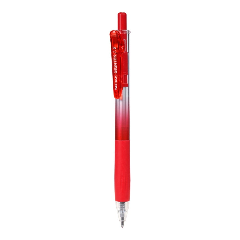 Tükenmez Kalemler WRITECH W-099S SIGNTEK İMZA KALEMİ 1,0MM KIRMIZI JEL KALEMİ - 12'Lİ KUTU Satın Al