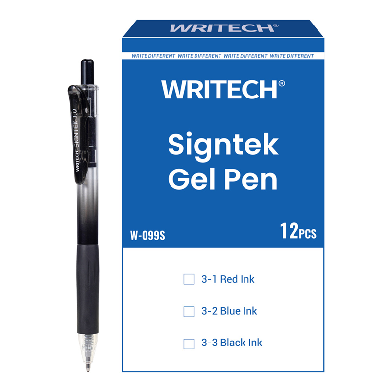 Tükenmez Kalemler WRITECH W-099S SIGNTEK İMZA KALEMİ 1,0MM SİYAH JEL KALEMİ - 12'Lİ KUTU Satın Al