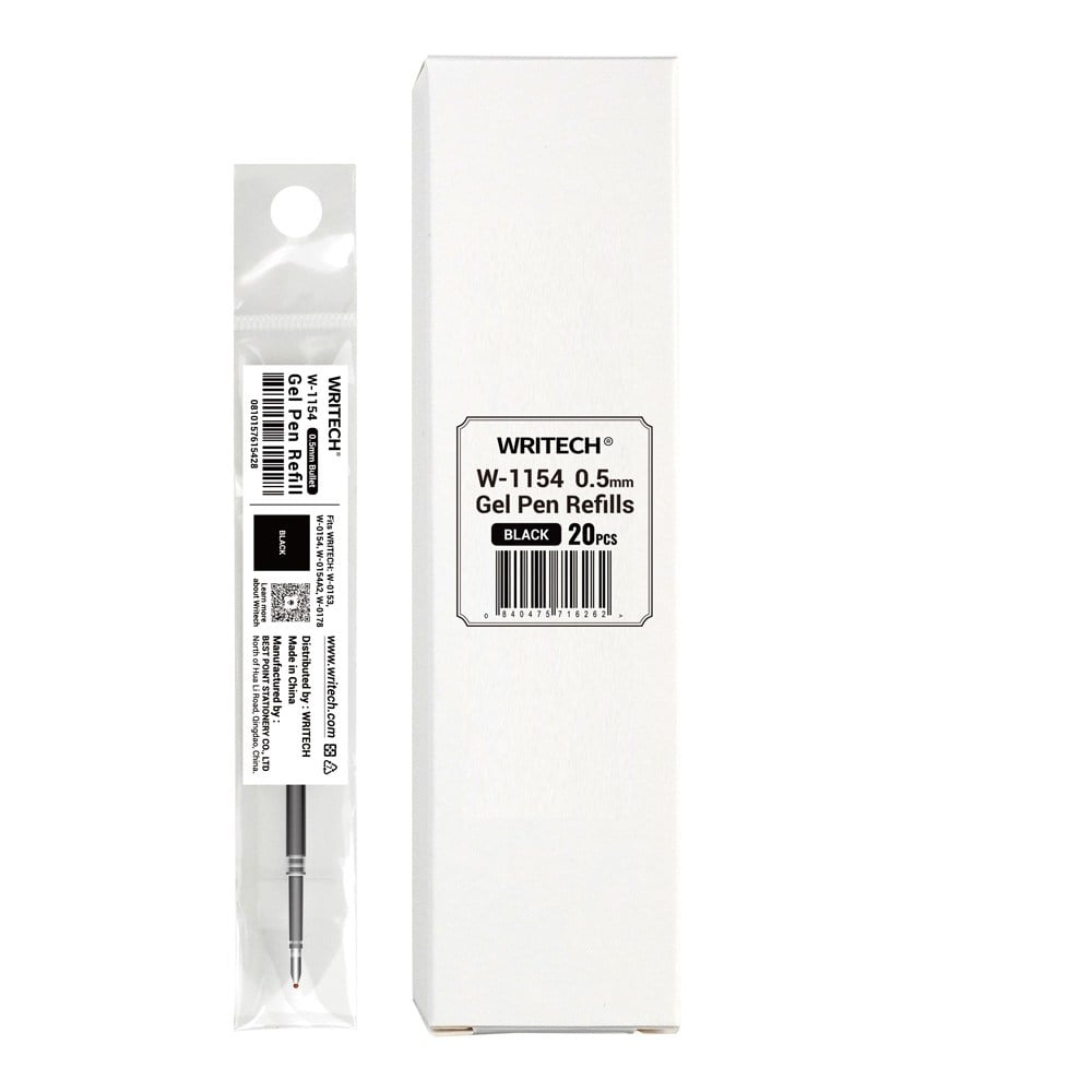 Tükenmez Kalemler WRITECH W-1154 JEL KALEM SİYAH REFILL (W0154-W0154A2-W0178) Satın Al