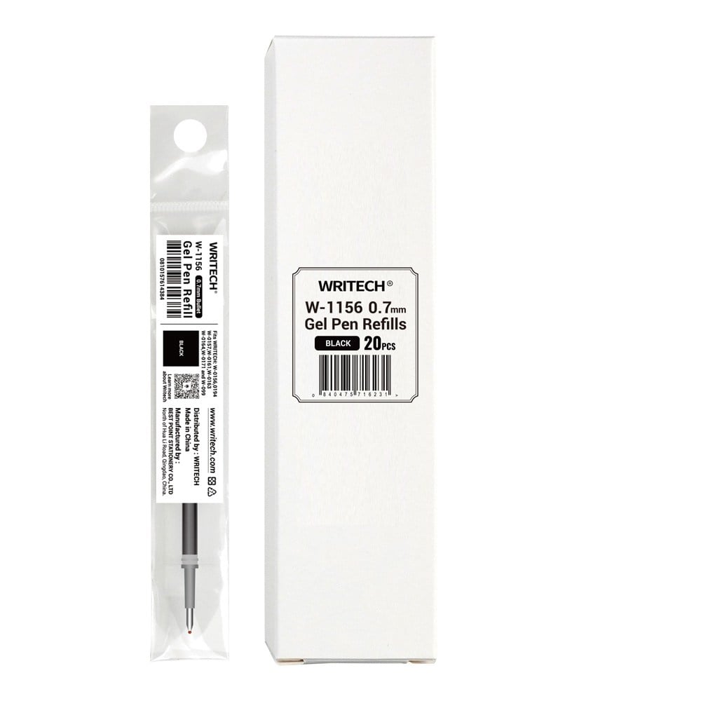 Tükenmez Kalemler WRITECH W-1156 JEL KALEM SİYAH REFILL 0,7MM (W0156-W0157-W0161-W0163-W0164-W0171) - 20'Lİ KUTU Satın Al
