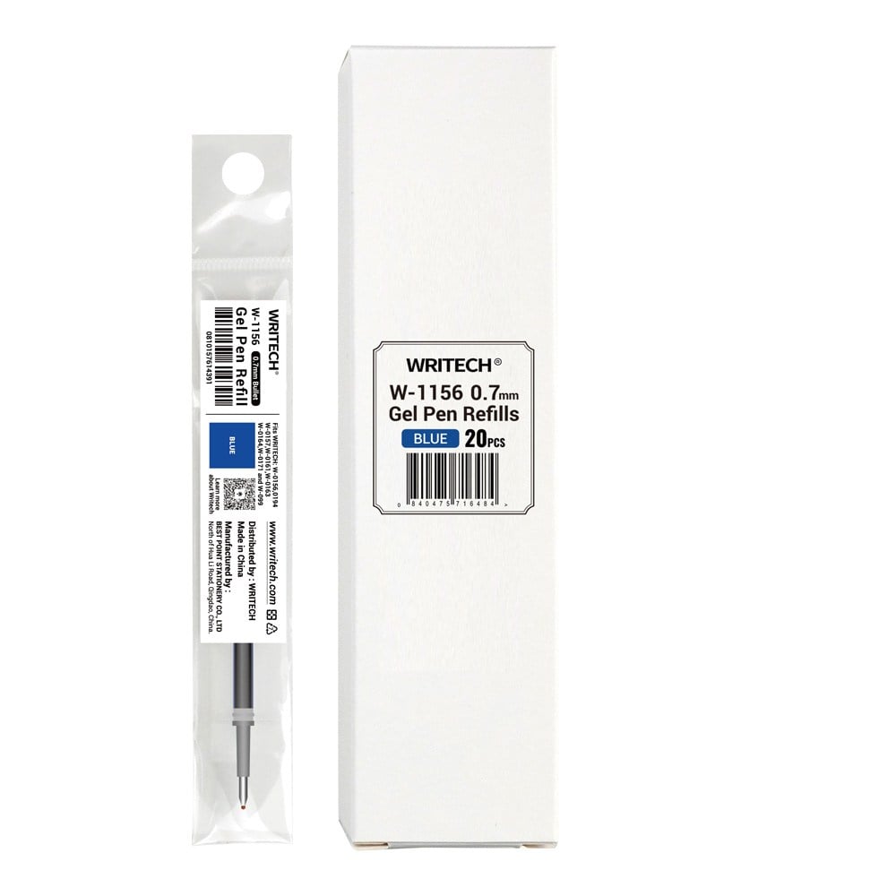 Tükenmez Kalemler WRITECH W-1156 JEL KALEM MAVİ REFILL 0,7MM (W0156-W0157-W0161-W0163-W0164-W0171) - 20'Lİ KUTU Satın Al