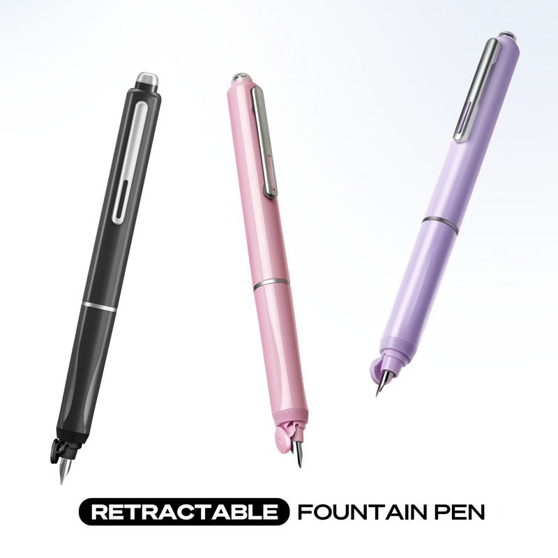 Tükenmez Kalemler WRITECH W-784 BASMALI DOLMA KALEM PEMBE - BLİSTER Satın Al