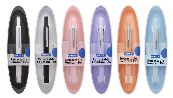 Tükenmez Kalemler WRITECH W-784 BASMALI DOLMA KALEM LİLA - BLİSTER Satın Al