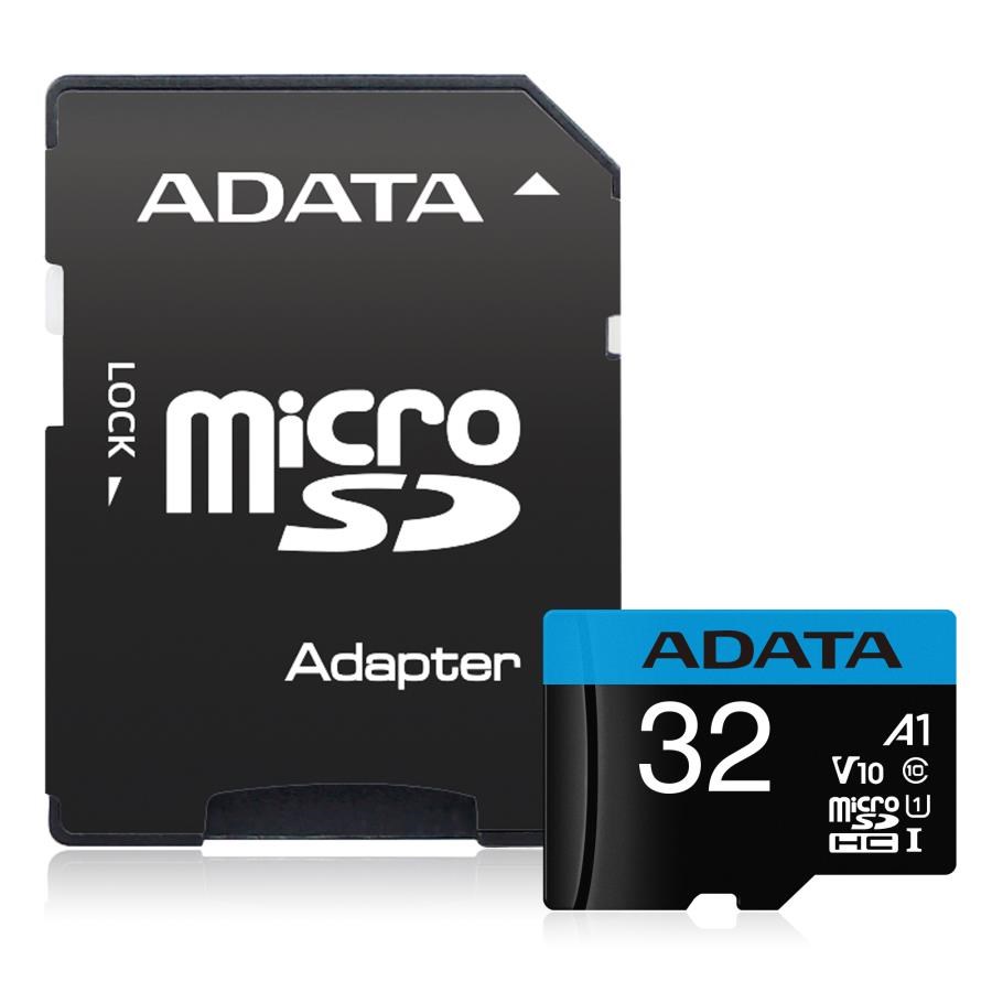 Usb Bellek Adata 32GB Premier microSDHC Card with Adapter UHS-I Class10 V10 Hafıza Kartı Satın Al