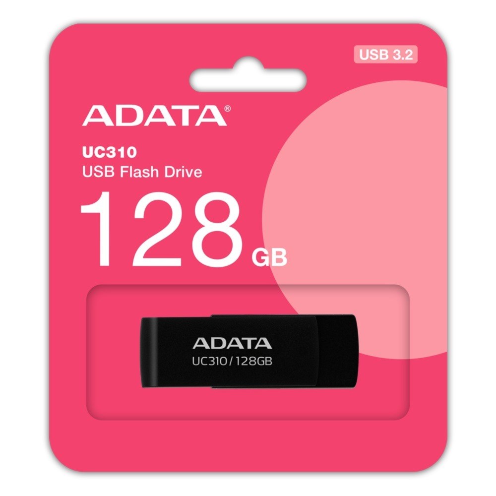 Usb Bellek Adata UC310-128GB 128GB USB3.2 Gen1 Black Flash Bellek Satın Al