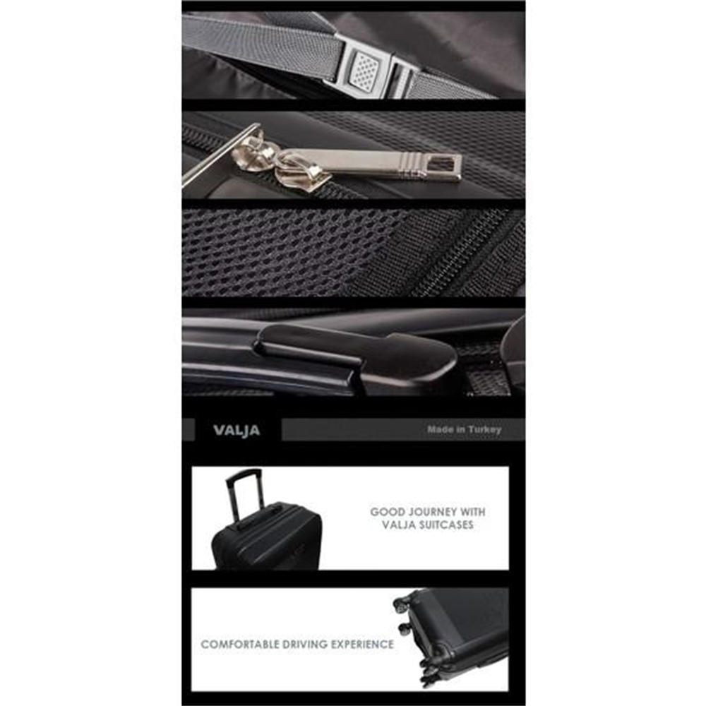 Valja VL-280 Bordo Orta Boy Valiz