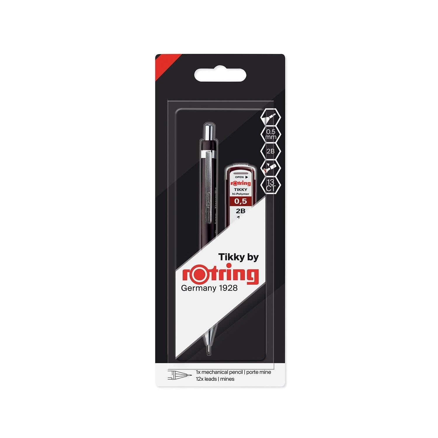 Versatil Uçlu Kalemler Rotring Versatil Uçlu Kalem + Uç Set 0.5 mm Bordo Satın Al