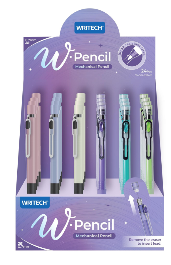Versatil Uçlu Kalemler WRITECH W-514 0,7MM VERSATİL KALEM - 24'LÜ STAND Satın Al
