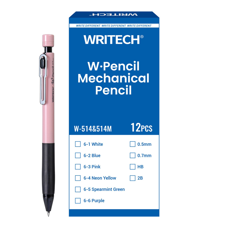 Versatil Uçlu Kalemler WRITECH W-514 0,7MM PEMBE GÖVDE VERSATİL KALEM - 12'Lİ KUTU Satın Al
