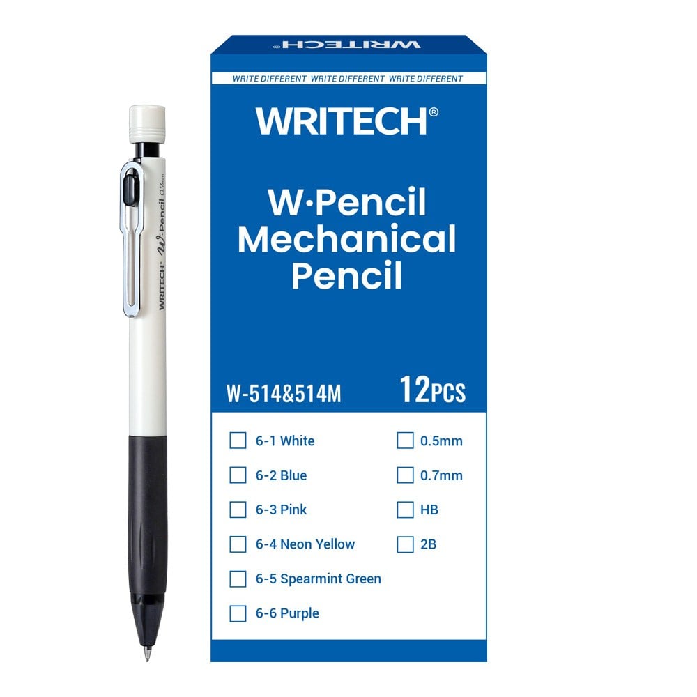 Versatil Uçlu Kalemler WRITECH W-514 0,7MM BEYAZ GÖVDE VERSATİL KALEM - 12'Lİ KUTU Satın Al