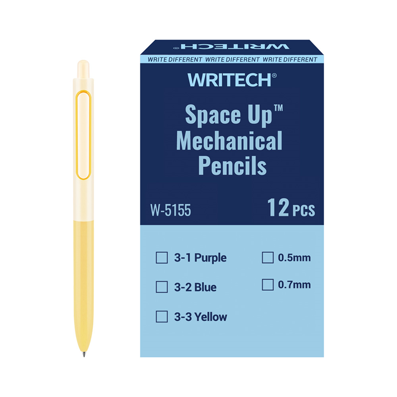 Versatil Uçlu Kalemler WRITECH W-5155 SPACE UP 0,7MM VERSATİL KALEM SARI -12'Lİ KUTU Satın Al