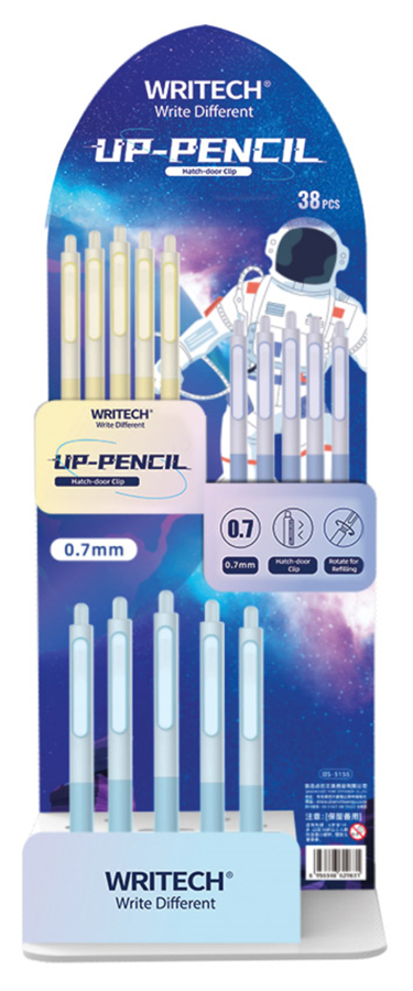 Versatil Uçlu Kalemler WRITECH W-5155 SPACE UP 0,7MM VERSATİL KALEM - 38'Lİ STAND Satın Al