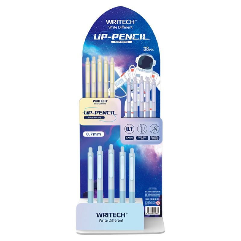 Versatil Uçlu Kalemler WRITECH W-5155 SPACE UP 0,7MM VERSATİL KALEM - 38'Lİ STAND Satın Al