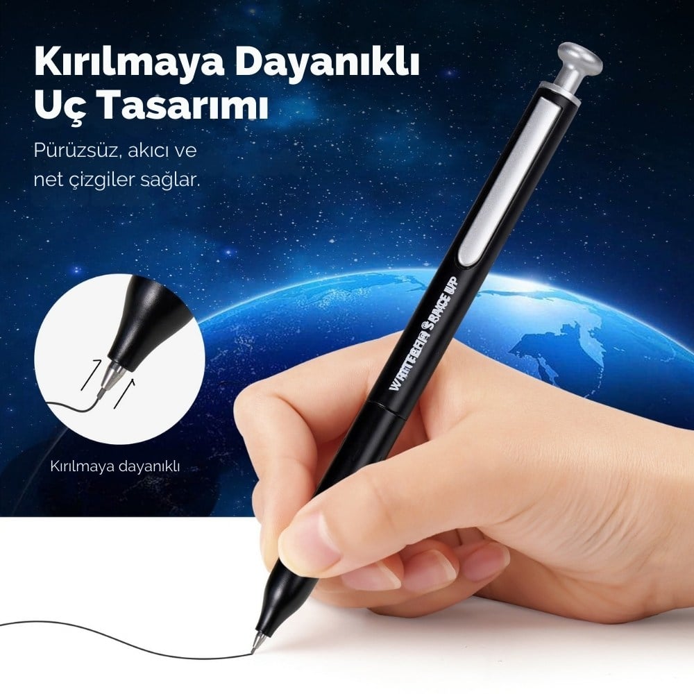 Versatil Uçlu Kalemler WRITECH W-5156 SPACE UP METAL 0,7MM MAVİ GÖVDE VERSATİL KALEM - 6'LI KUTU Satın Al
