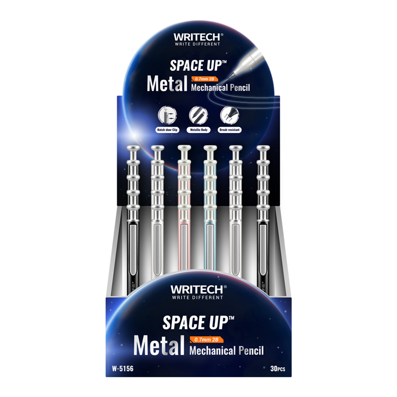 Versatil Uçlu Kalemler WRITECH W-5156 SPACE UP METAL 0,7MM VERSATİL KALEM - 30'LU STAND Satın Al