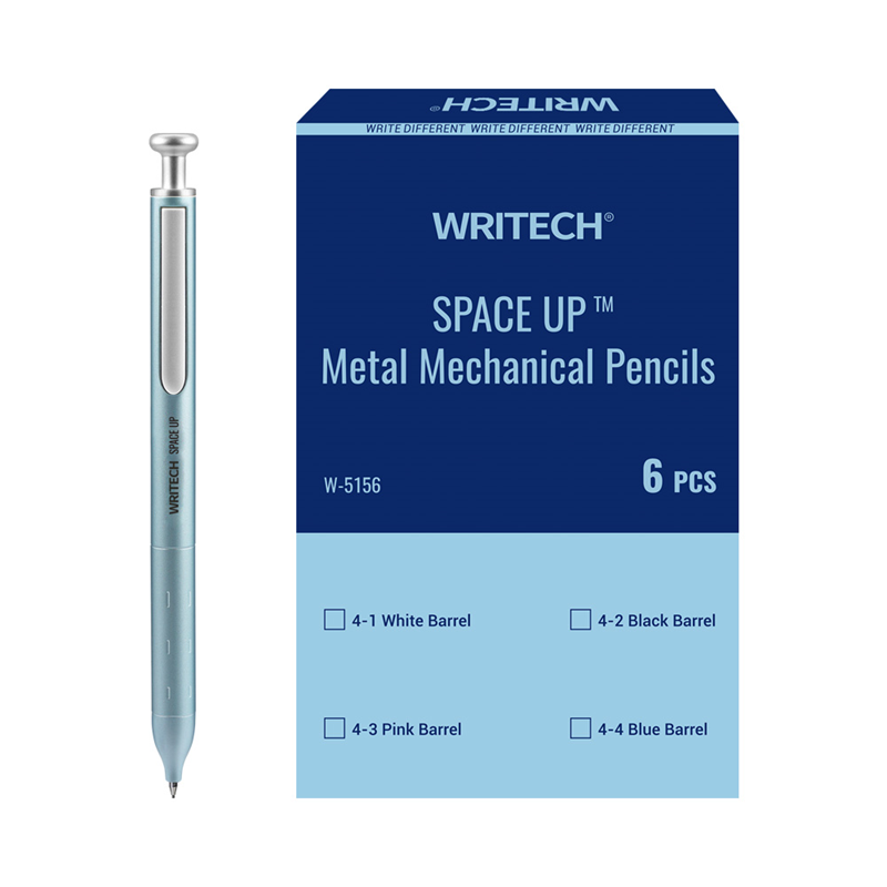 Versatil Uçlu Kalemler WRITECH W-5156 SPACE UP METAL 0,7MM MAVİ GÖVDE VERSATİL KALEM - 6'LI KUTU Satın Al