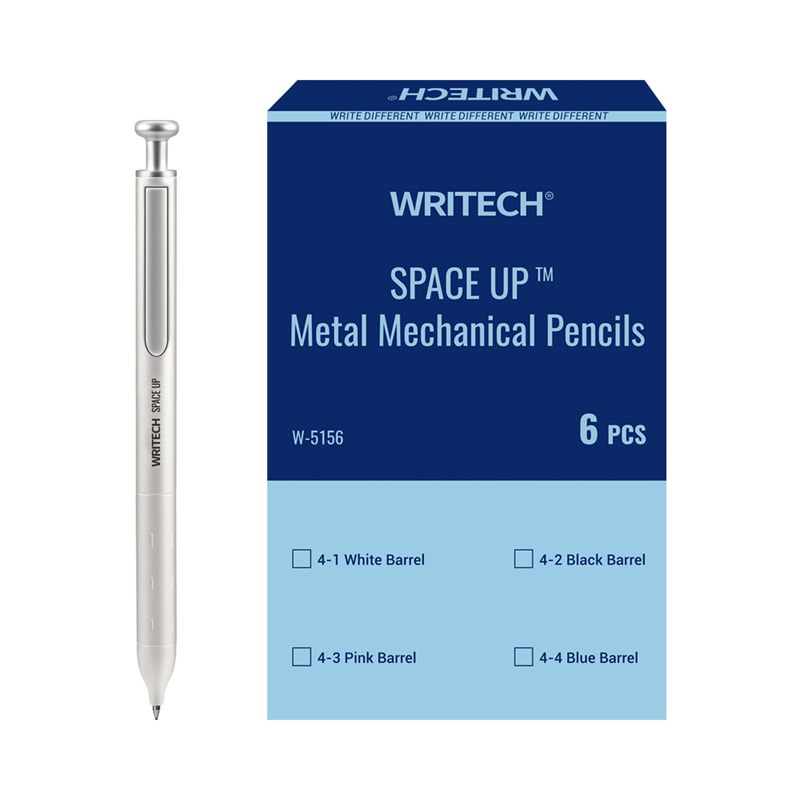 Versatil Uçlu Kalemler WRITECH W-5156 SPACE UP METAL 0,7MM BEYAZ GÖVDE VERSATİL KALEM - 6'LI KUTU Satın Al