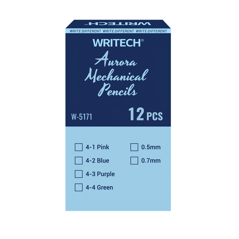Versatil Uçlu Kalemler WRITECH W-5171 AURORA 0,7MM VERSATİL KALEM LİLA - 12'Lİ KUTU Satın Al