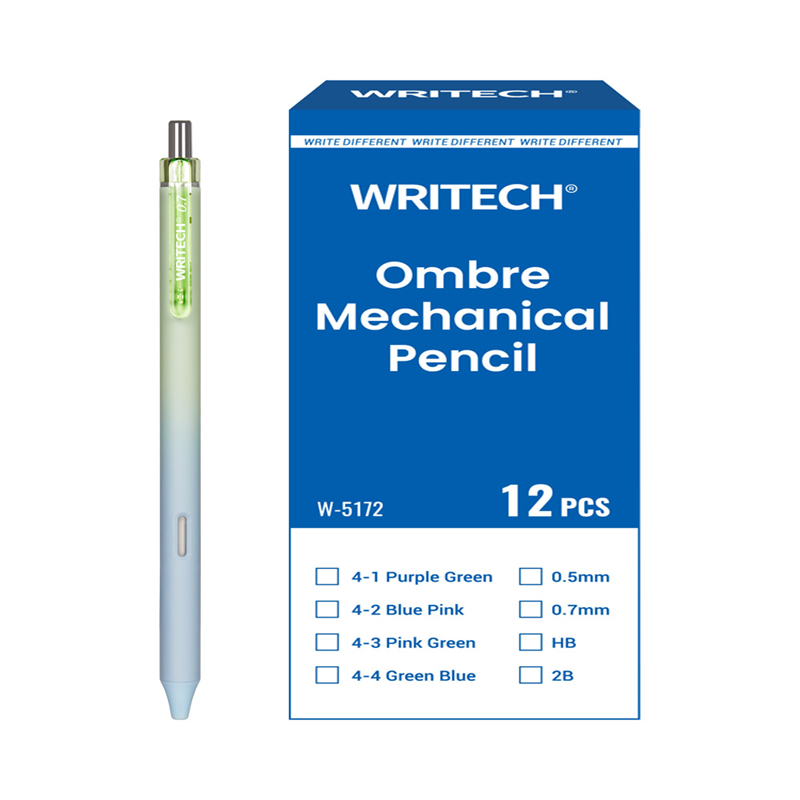 Versatil Uçlu Kalemler WRITECH W-5172 OMBRE 0,7MM YEŞİL GÖVDE VERSATİL KALEM - 12'Lİ KUTU Satın Al