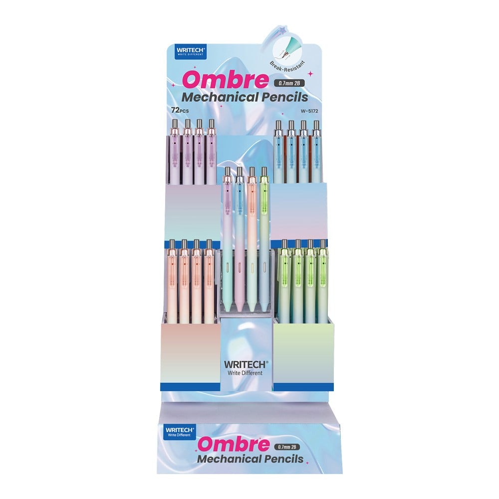 Versatil Uçlu Kalemler WRITECH W-5172 OMBRE 0,7MM VERSATİL KALEM - 72'Lİ DISPLAY Satın Al