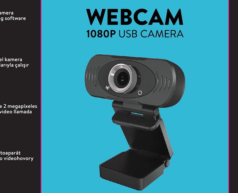 Webcam Bilgisayar Kamerası Everest SC-HD03 1080P Full HD Webcam Usb Pc Kamera+Tripod Satın Al
