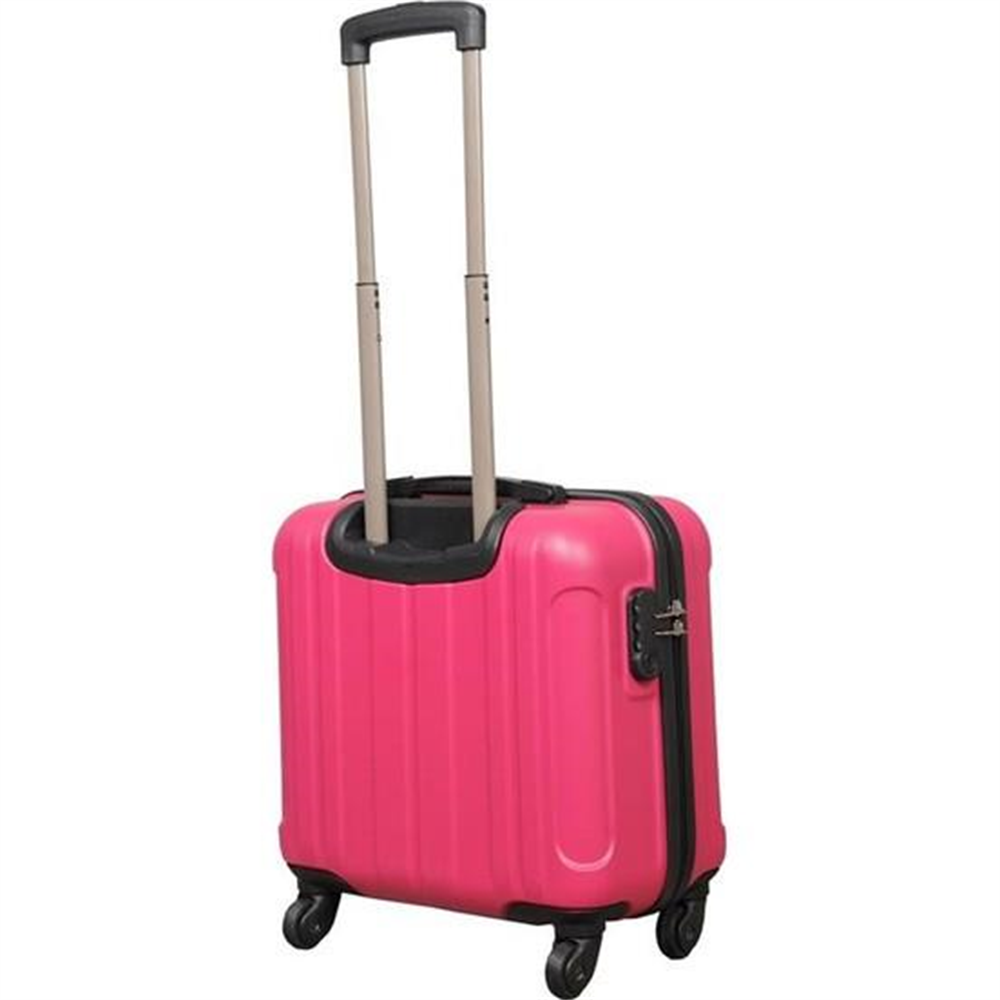 Wexta WX-220 Kabin Tipi Hostes Pilot Tiği Valizi Abs Pembe