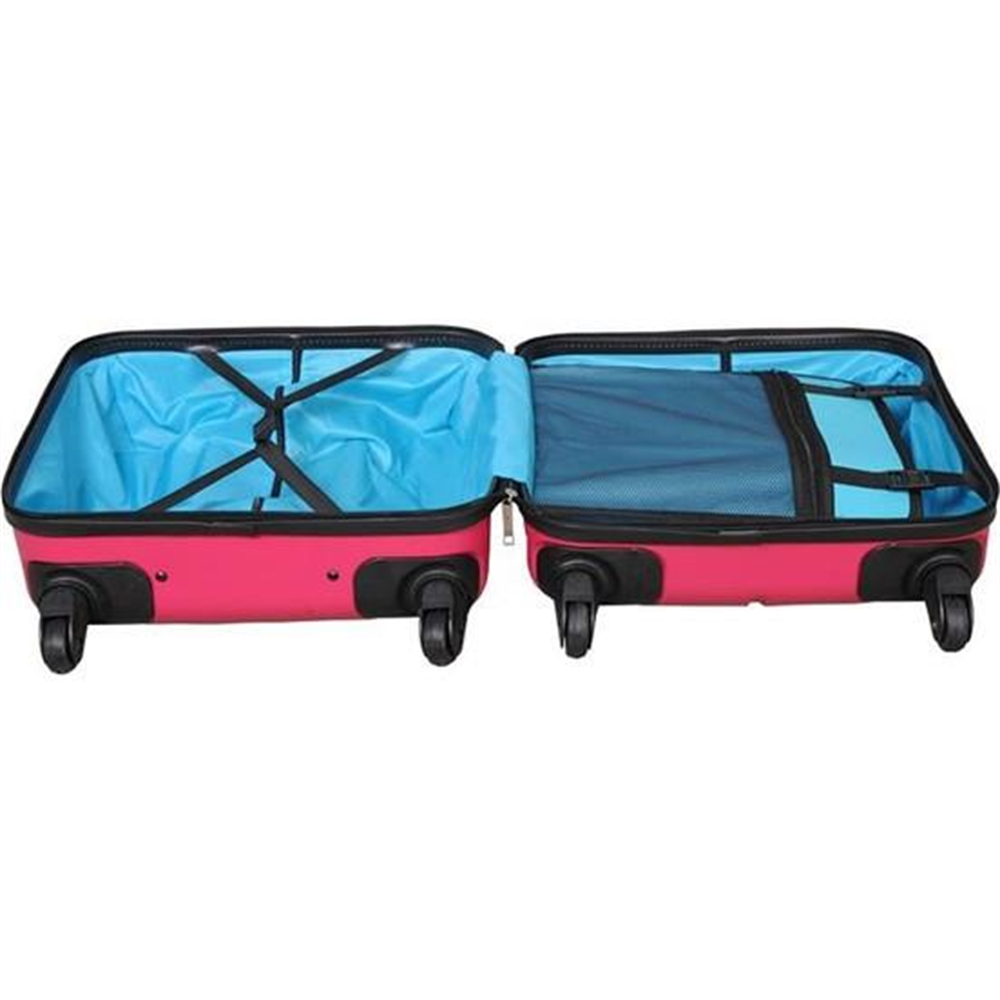 Wexta WX-220 Kabin Tipi Hostes Pilot Tiği Valizi Abs Pembe