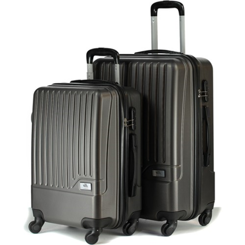 Wexta WX-230 Antrasit 3lü Valiz Seti Kabin, Orta & Büyük Boy 