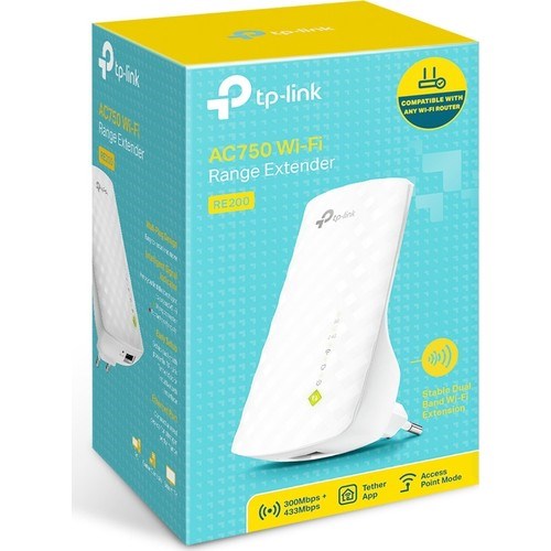 Wireless Adaptörler TP-LINK RE200 AC750 KABLOSUZ MENZİL GENİŞLETİCİ Satın Al