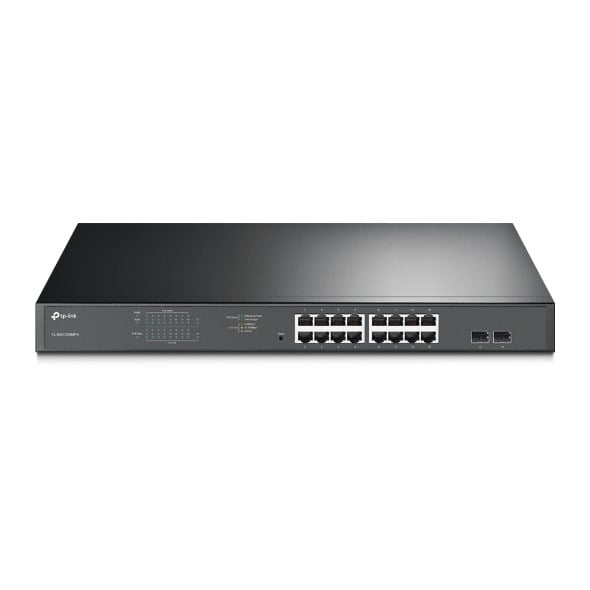 Wireless Adaptörler Tp-Link TL-SG1218MPE 16 Port 10-100-1000 Poe+ Switch 2 Port SFP Çelik Kasa Rack Mount Satın Al