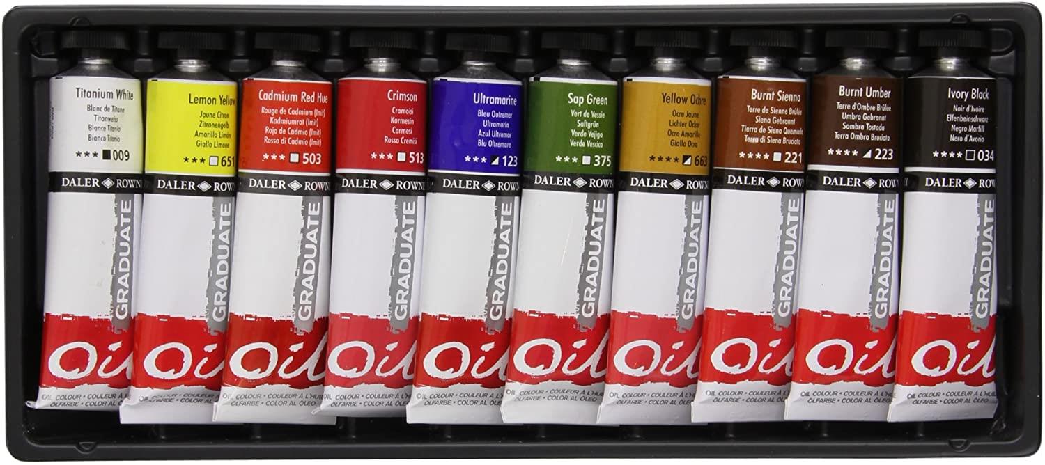 Yağlı Boyalar Daler Rowney Georgian Oil Selection Yağlı Boya Seti 10x38ml Satın Al